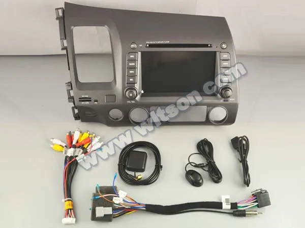 Best WITSON Android 9.0 Octa core(eight core) PX5 CAR DVD player For HONDA CIVIC 2006-2011 IPS GPS RADIO 5