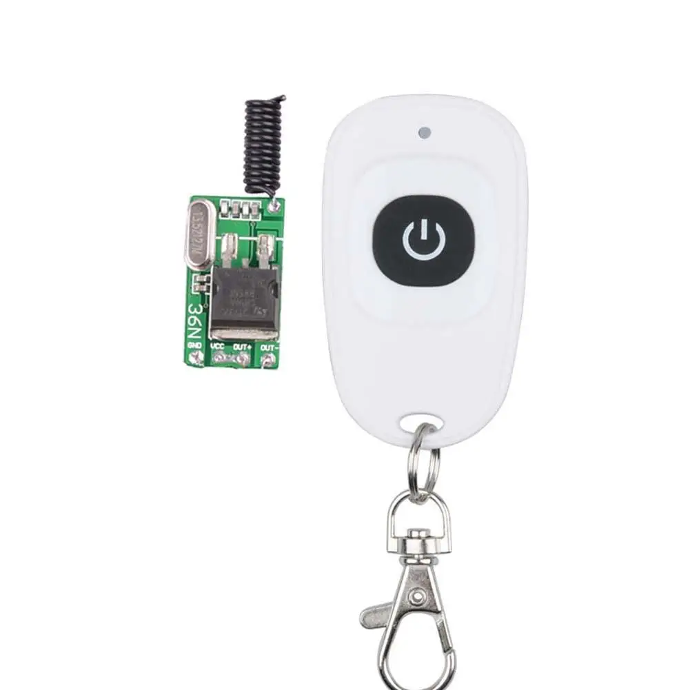 

DC 6-12V Power Micro Remote Control Switch Mini Wireless Receiver Transmitter