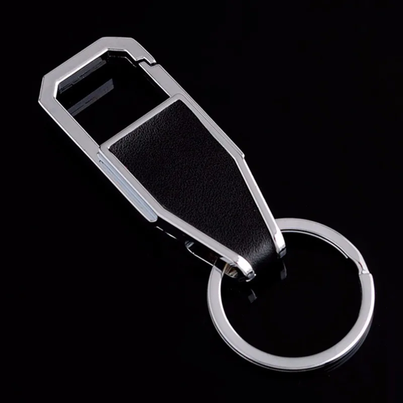 2017 New High Quality Leather Keyrings KeyChains For Car Chaveiro Innovative Key Chains Rings Holder For Man Best Gift