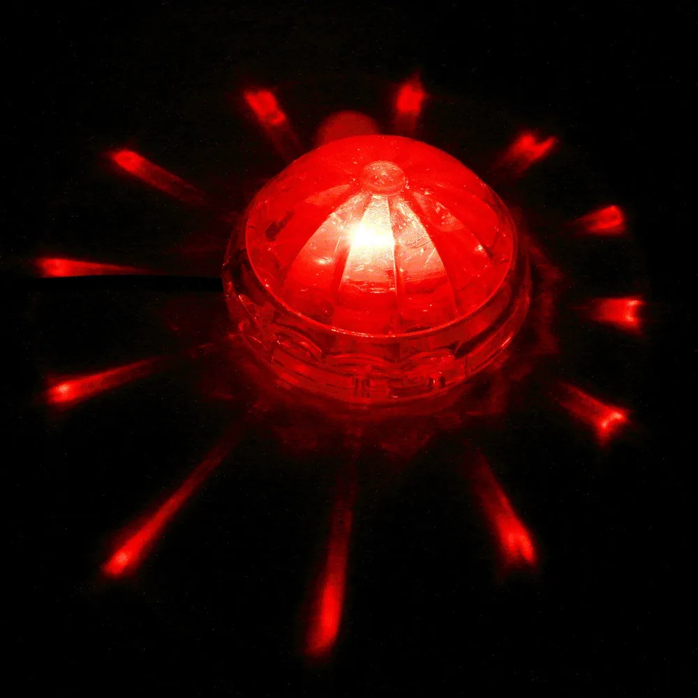 Car LED Decorative Lamp Mini RGB Atmosphere Light Auto Interior LED matorcycle chassis Lights 32 models flash tail fog light5
