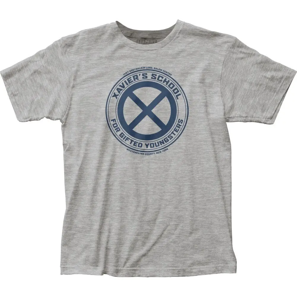 

Authentic Marvel Comics X-Men Xavier S School for Gifted Youngsters T Shirt Top Funny Short Sleeve Cotton T-Shirts