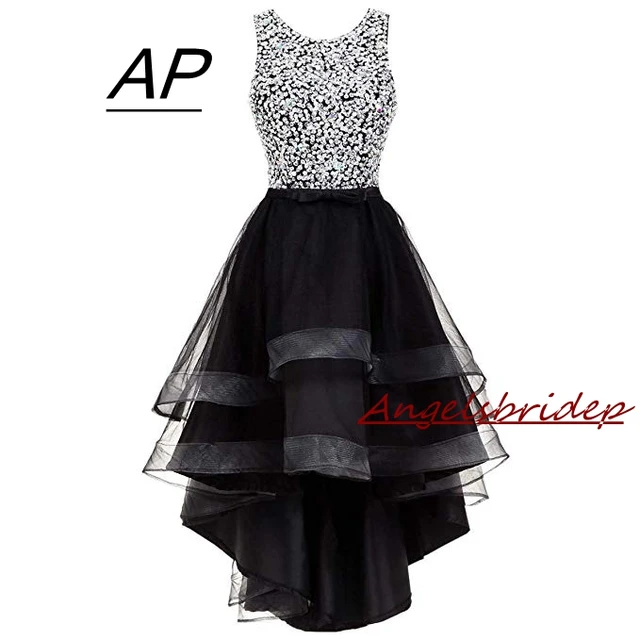 black grade 8 grad dresses