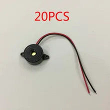 20 шт. Горячая прочный 3-24 В пьезоэлектрический зуммер бипер сигнализация 95дб непрерывный звук для Arduino фургон новое поступление