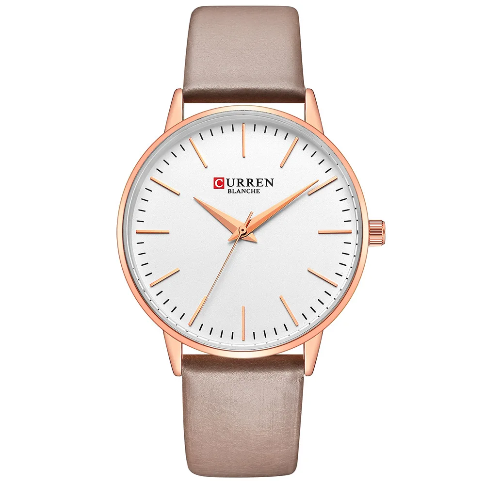 

CURREN Top Brand Women Watches Women's Quartz Leather Wrist Watch Girls Ladies Dress Clock Female Watch Relogio Feminino 2019