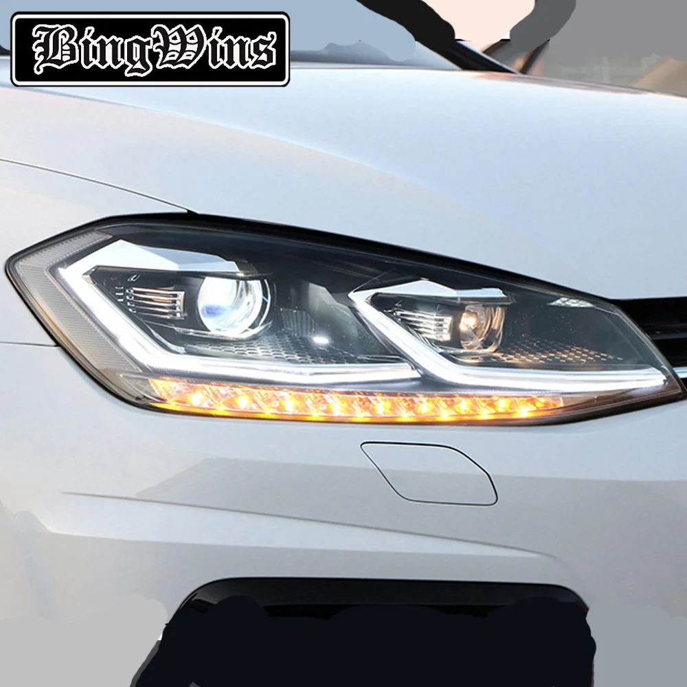 Headlights For VW Golf 7.5 MK7.5 Headlight 2018 golf7.5 Headlamp Double