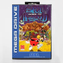 Spot идет в Голливуд 16 битная игра sega Mega Drive Card с розничной коробкой для sega Mega Drive для Genesis