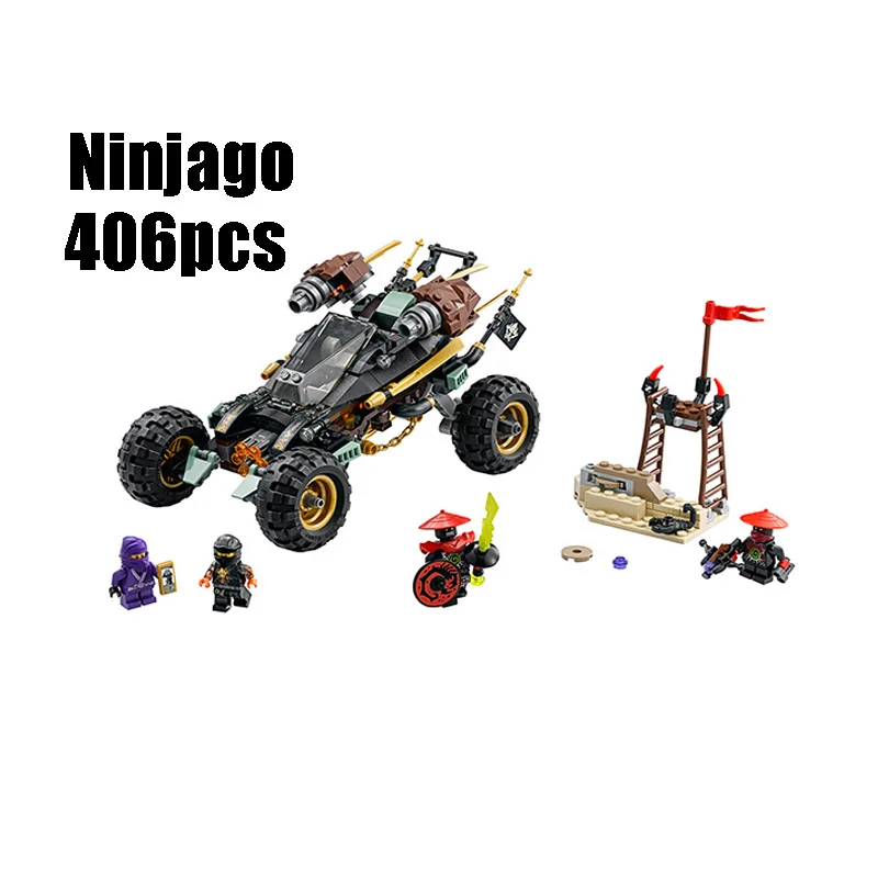 

Compatible with Lego Ninjagoes 70589 Lepin 06032 blocks Ninjago Figure Rock Roader toys for children building blocks