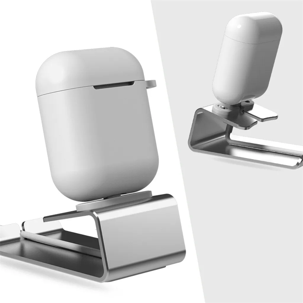 

Ouhaobin Charger Aluminum Dock Stand Bracket Charging Conversion Base Dock Stand Bracket New for Apple Airpods 2th Fashion L0403