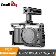 Smallrig для Panasonic Lumix DMC-GX85/GX80/GX7 Mark II Cage Kit с НАТО ручка HDMI Кабельный зажим- 2009