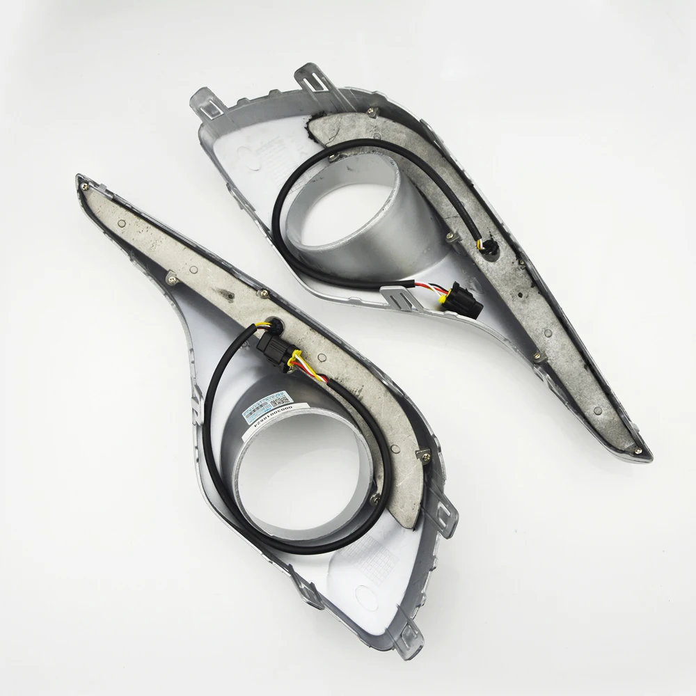  ECAHAYAKU Led Day Light DRL For Toyota Highlander 2012 2013 Car Daytime Running Light Fog Lamp Cove - 32835414939
