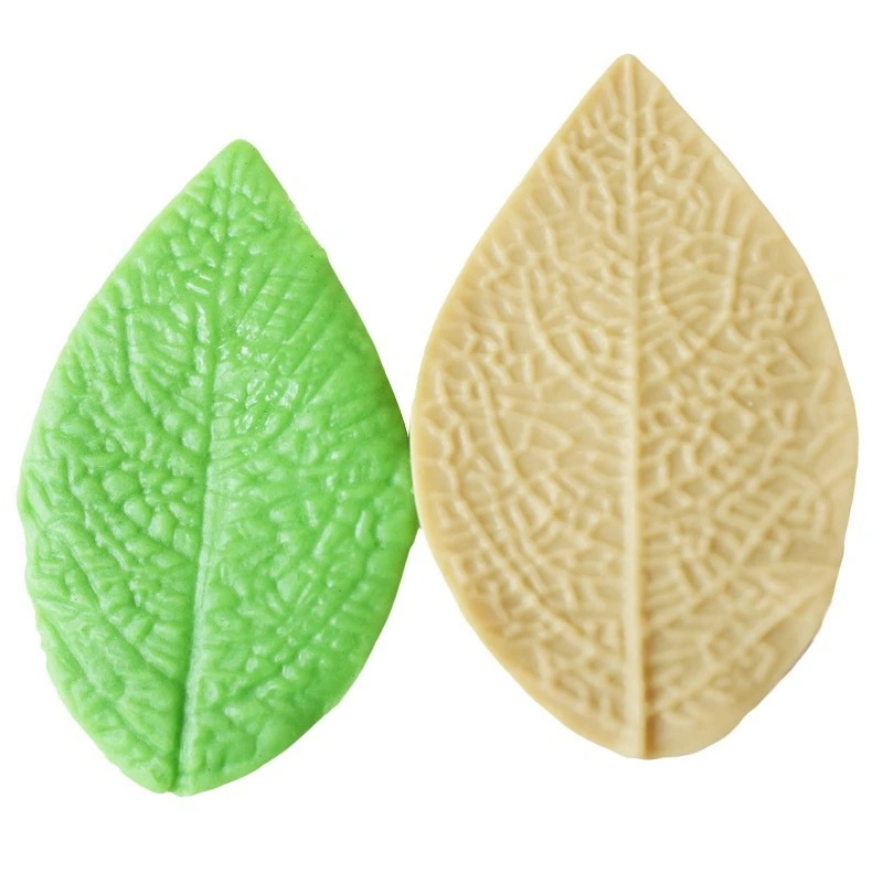 5pcs//set Fondant Silicone Cake Molds E348 Tools Baking For Form Moulds Leaf Mold