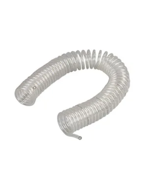 Free shipping PU8*5mm spring air compressor hose and quick detachable connectors, pneumatic hose 6-15M, Air compressor parts - Цвет: White 9 meters