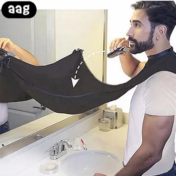 

AAG Beard Care Shave Apron Bib Trimmer Clean Facial Hair Cape Sink Bathroom Shelves Haircut Shaving Waterproof Cloth Pongee