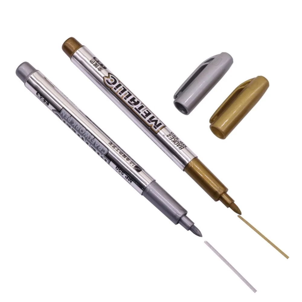 Buy 100 pcs Nib Thickness About 1.2MM Gold And Silver