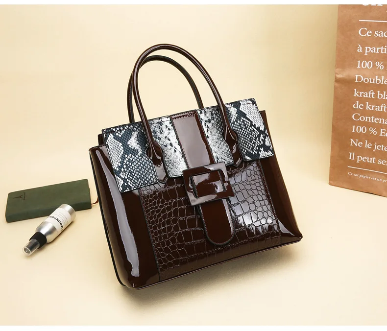 WALLET FOR FREE Brand New Fashion Crocodile pattern Women Shoulder Bags Handbag PU Leather Female Bag Ladies Hand Bags Sac