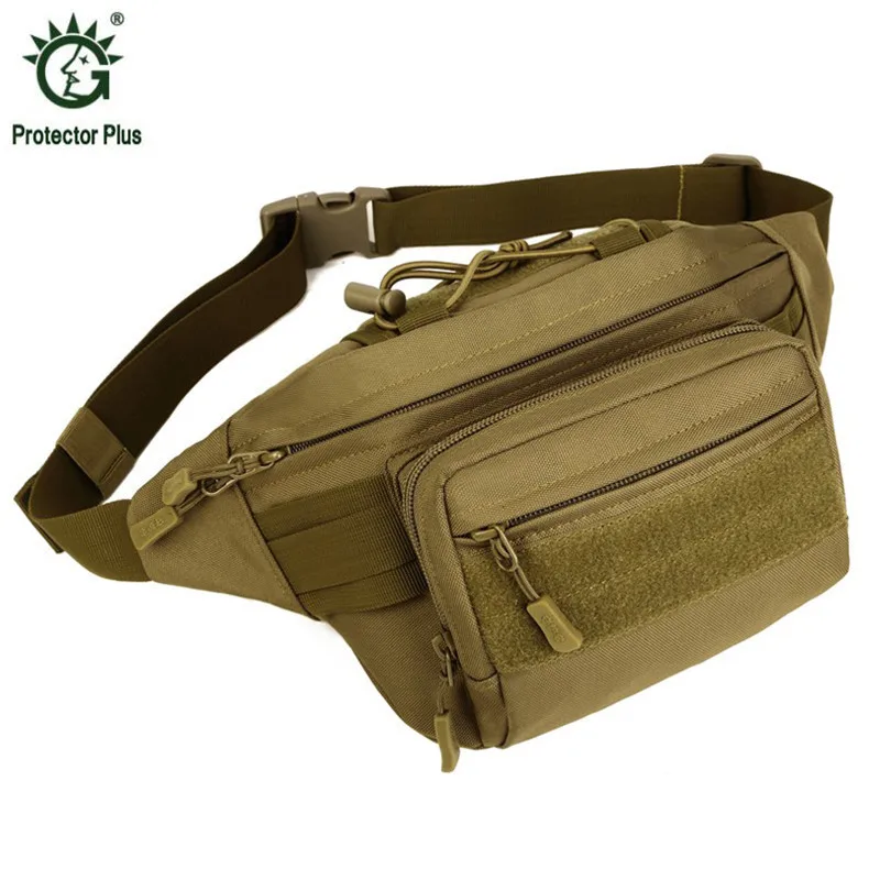 

Men's Military Waist Packs Waterproof Male Hip Belt Bum Fanny Pack Casual Man Bicycle Equipment Waist Bag Men Molle Nylon Pouch