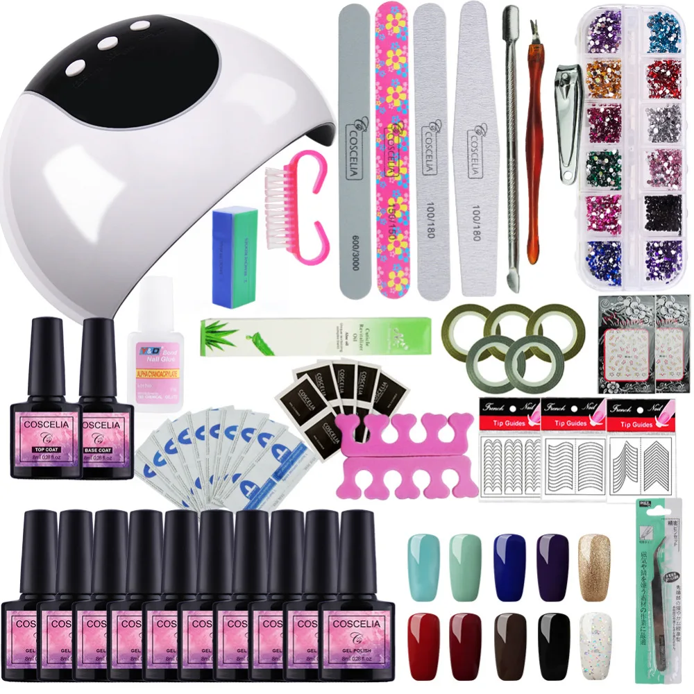 Lamp Dryer for Nails 4 UV Gel Polish Nail Kit False Tip Manicure Nail Extension Nail Tools Kit UV Gel Vanishes Kit Lamp Dryer for Nails 4 UV Gel Polish Nail Kit False Tip Manicure Nail Extension Nail Tools Kit UV Gel Vanishes Kit