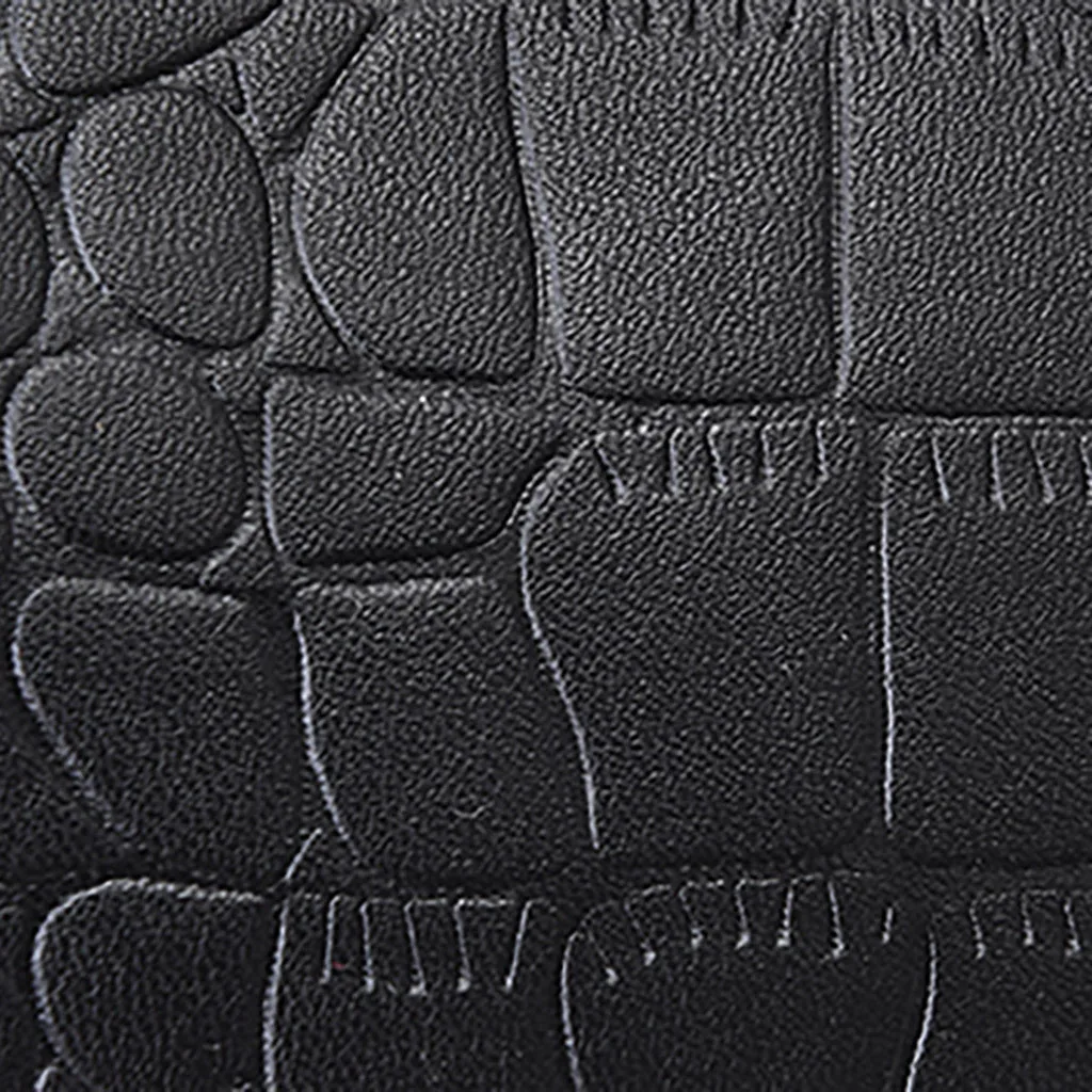 Черная кожаная сумка-клатч Женская модная портфель из крокодиловой кожи вместительная сумка-мессенджер сумка через плечо 2 шт# Zer