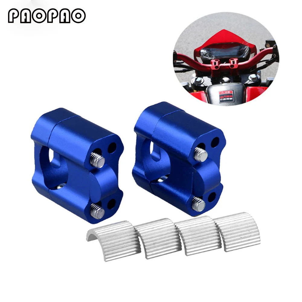 

CNC Billet HandleBar Fat Bar Risers Mount Clamp Adaptor 28MM For Pit Dirt Bike Racing Motorcycle Enduro Supermoto MX ATV