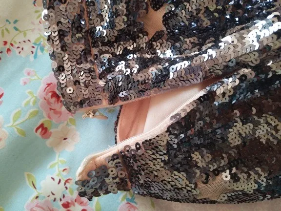 Новинка г.; летняя новая газовая юбка с высокой талией со звездами и блестками; юбка INS