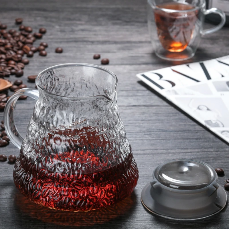 V60 стеклянный кофейник для заваривания фильтр графин ручной капельный чайник