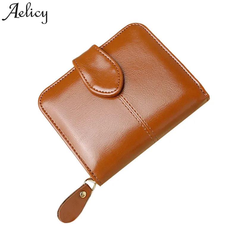 Женский кошелек Aelicy модный из искусственной кожи многофункциональный маленькая