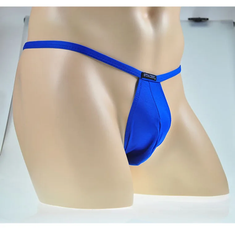 Сексуальные мужские стринги нижнее белье T Back C G String Thong прозрачный чехол для