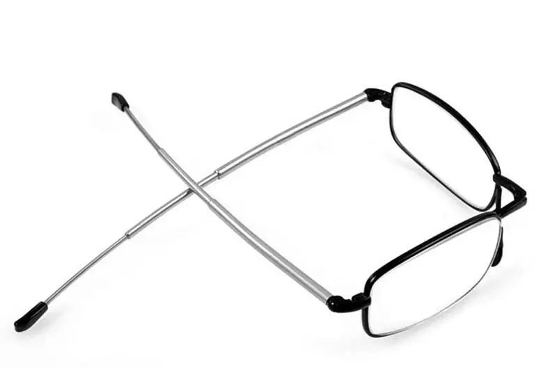 JN оттиск Покрытие Анти-усталость дизайн очки для чтения для мужчин и женщин складные очки металлические очки с оригинальной коробкой
