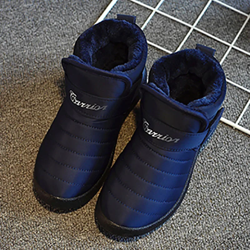 YY14 EU26-40 Brand Warrior New Thickness Flat Winter Medium And Big Shoes For Children Winter Sneakers Children Girls Boys YY14 EU26-40 Brand Warrior New Thickness Flat Winter Medium And Big Shoes For Children Winter Sneakers Children Girls Boys