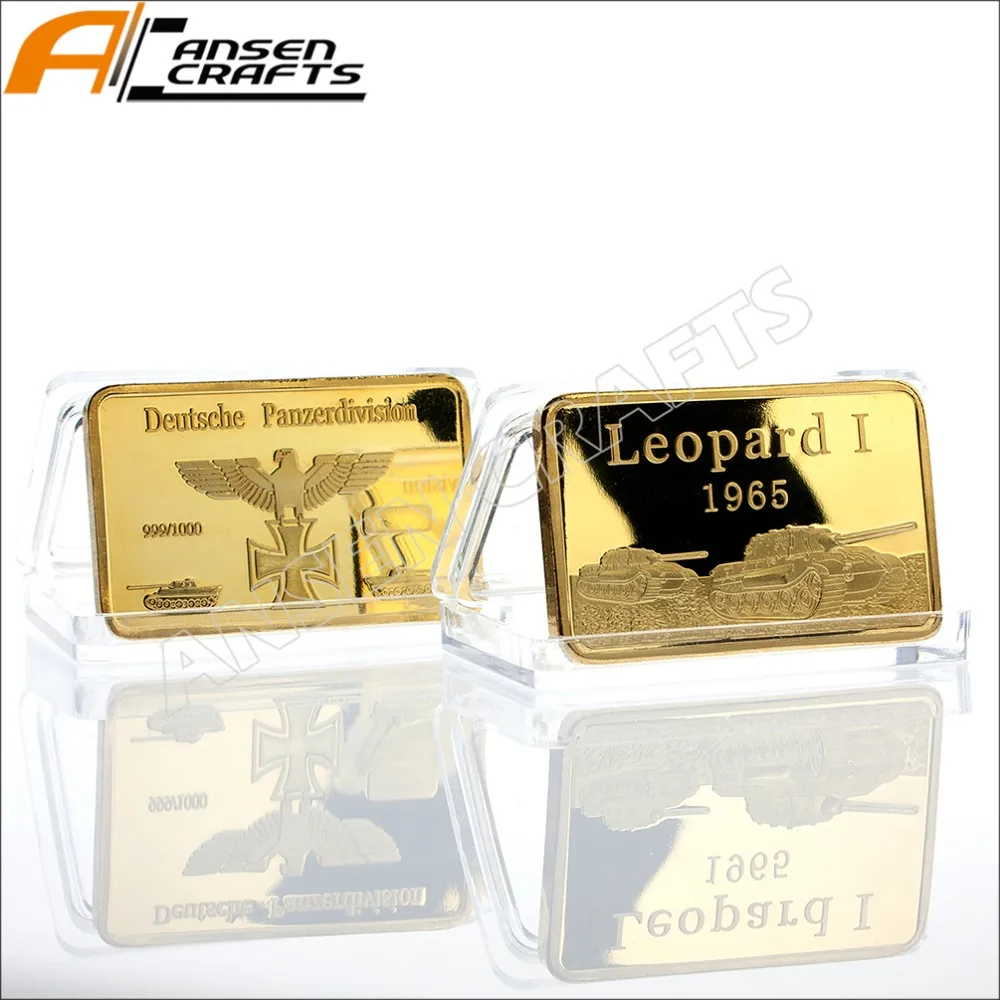 Немецкий Леопардовый слиток y Reich 1965 24 К золото для слитков|bar|bar barbar gold |