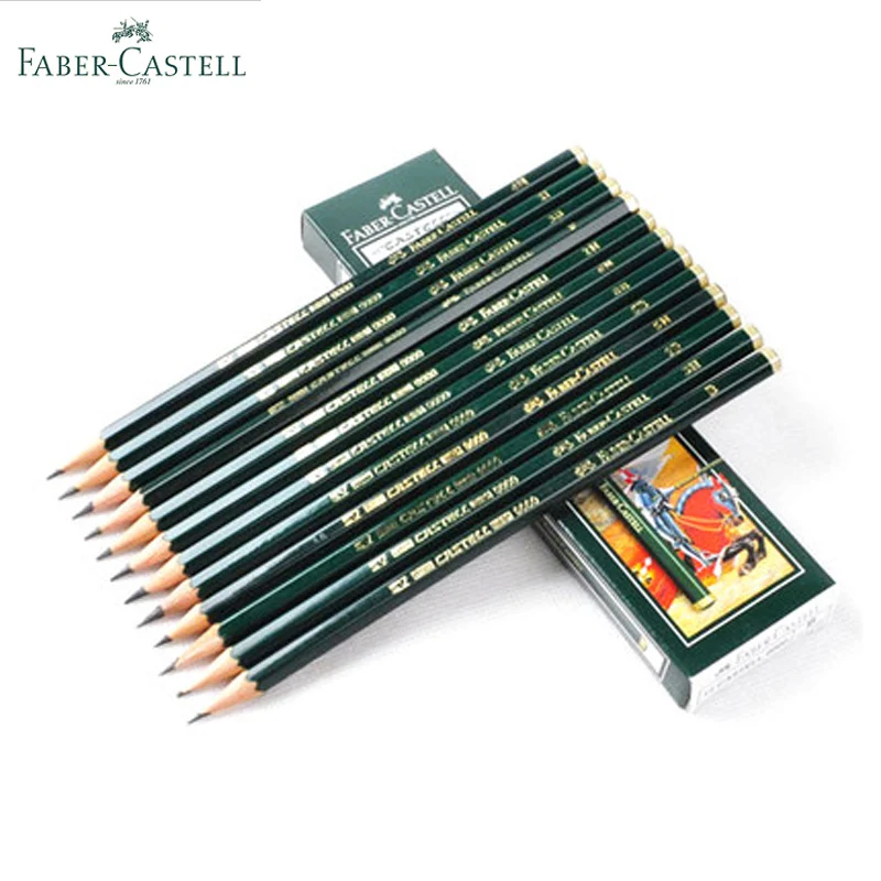 Faber castell 12 Pcs Brand (6H 8B) Sketch and Drawing Pencil