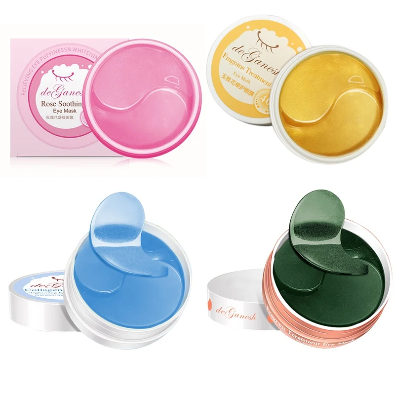 

New Arrival 4 Types Eye Mask for Eye Care 40pcs Anti-Puffiness Moisturizing Sleeping Patch Remover Dark Circles Eye Patches