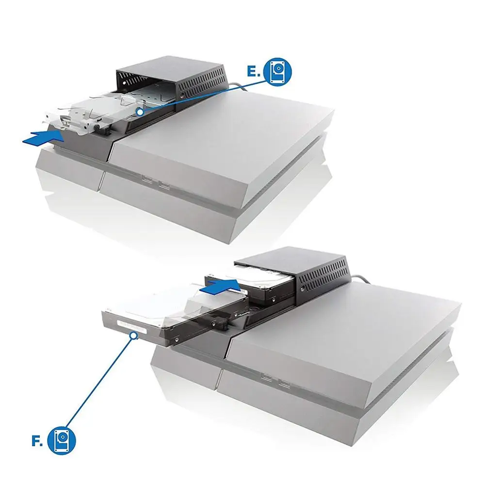 ALLOYSEED New Data Bank Game Stands Box For PlayStation 4 Peripherals Games Pads Stands Bank Game Accessories For PS4 Data Bank ALLOYSEED New Data Bank Game Stands Box For PlayStation 4 Peripherals Games Pads Stands Bank Game Accessories For PS4 Data Bank