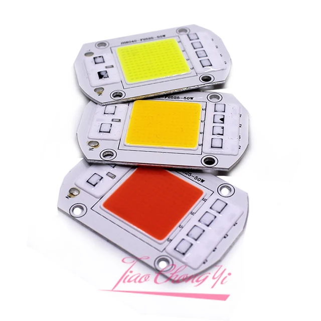 Új Fény Chip 50W 220 V 230 Teljes Spektrum 380Nm ~ 780Nm A Legjobb Hidroponikus Üvegházhoz Grow Diy Led Növekedési Lámpa - Image 5