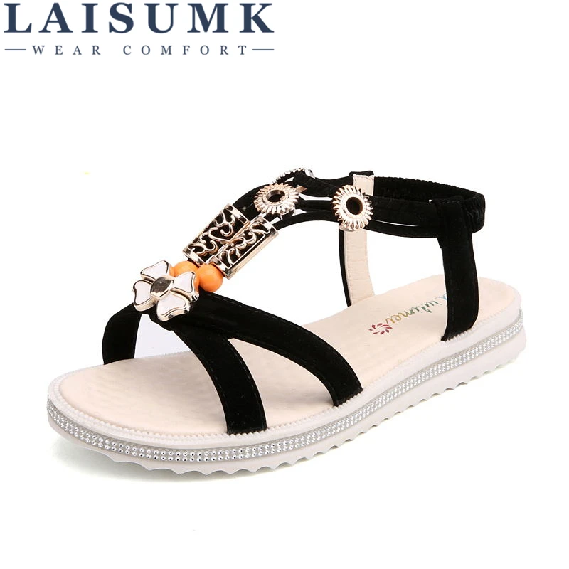 

LAISUMK Summer Women's Sandals Bohemia Gladiator Sandal Women Shoes Flip Flops Sandalias Mujer Ladies Shoe Fashion Footwear