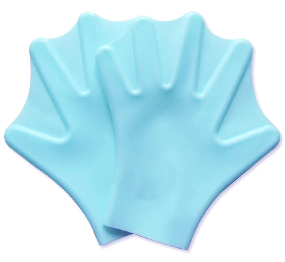 1 Pair Full palm Swim glove Swimming Gear Hand Fins bed Flippers