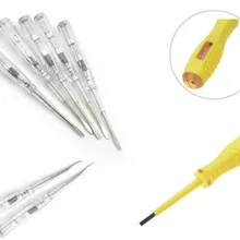 1/2/5 шт. 100-500V Пластик искусственных электрическая отвертка с тестером зонд с индикатором светильник Напряжение тестер Pen AC/DC Детектор