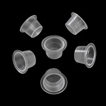 Чернильница для тату 500 шт 12 мм пигментный контейнер держатель Перманентный макияж бровей губ Eyeline одноразового использования, для микроблейдинга аксессуары для боди-арта