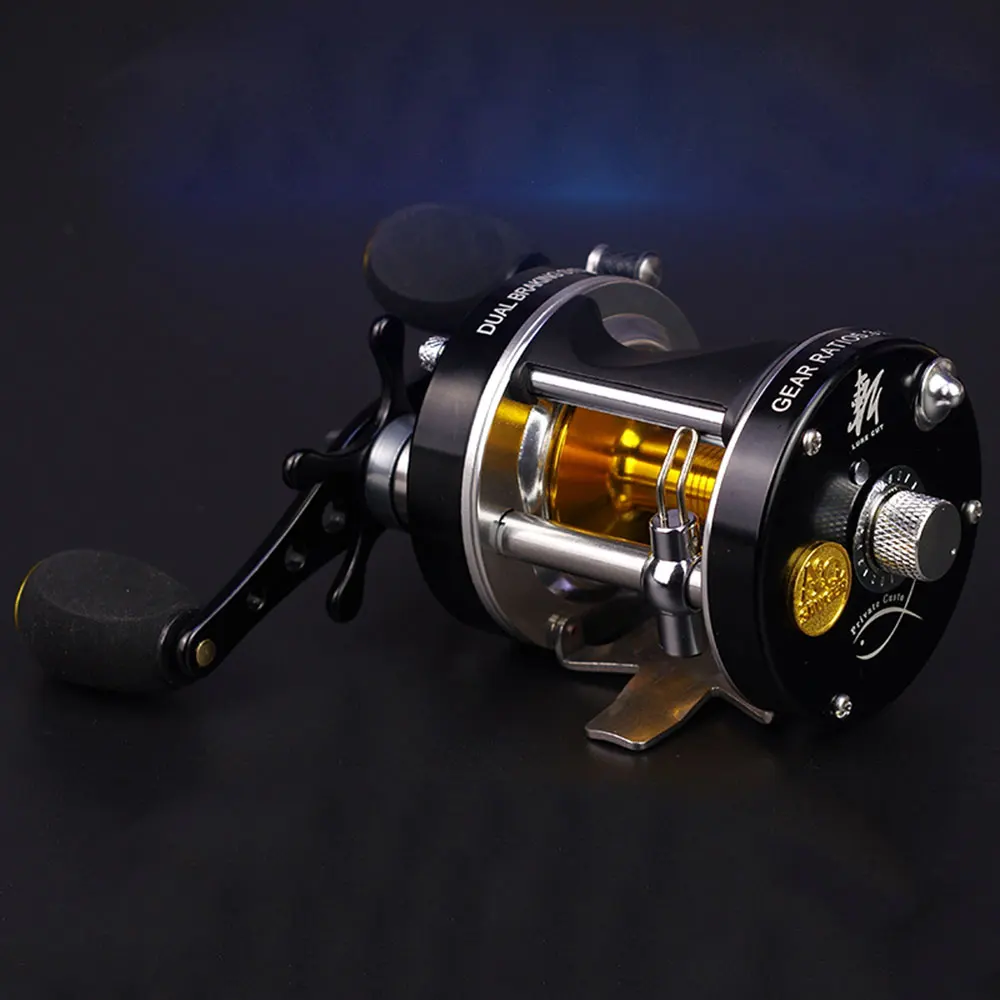 Double centrifugal brake 521Corrosion-resistant bearings fishing reel spinning metal Right Left Hand Bait Casting Fishing Reel Double centrifugal brake 521Corrosion-resistant bearings fishing reel spinning metal Right Left Hand Bait Casting Fishing Reel