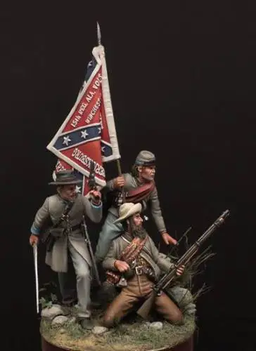 

1/32 54MM alabama soldiers include 3 men 54mm toy Resin Model Miniature resin figure Unassembly Unpainted