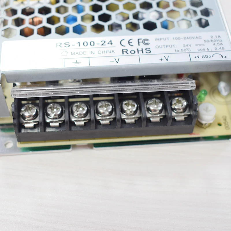 AC/DC Switching Power Supply 100W 24V 4.5A Transformer Regulator Motor Switch LRS-100-24