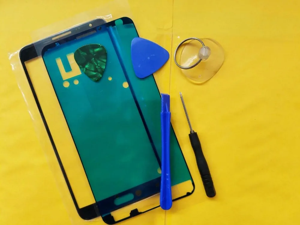 Сменный сенсорный ЖК-экран Переднее стекло Внешний объектив для Samsung Note3 N900 N9005 +