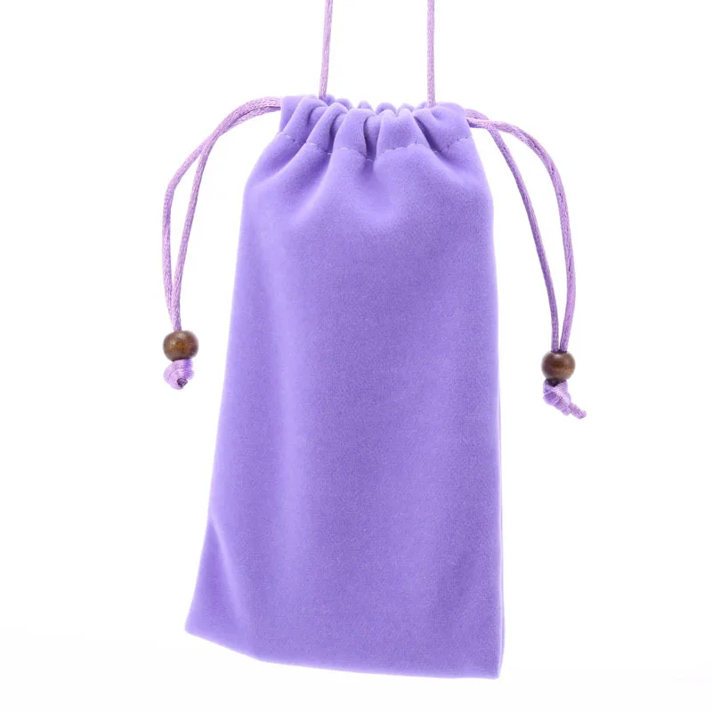 

Universal Velvet Bag Phone Pouch Case for Apple iPhone XS Max Hanging neck Cotton Bag Case for Samsung S10 Plus Huawei P30 Pro