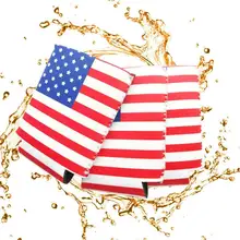 1 шт. защита от падения бутылка для напитков Обложка Спортивная оболочка для бутылки пивные напитки защита рисунок Флаг Набор чашек для дайвинга