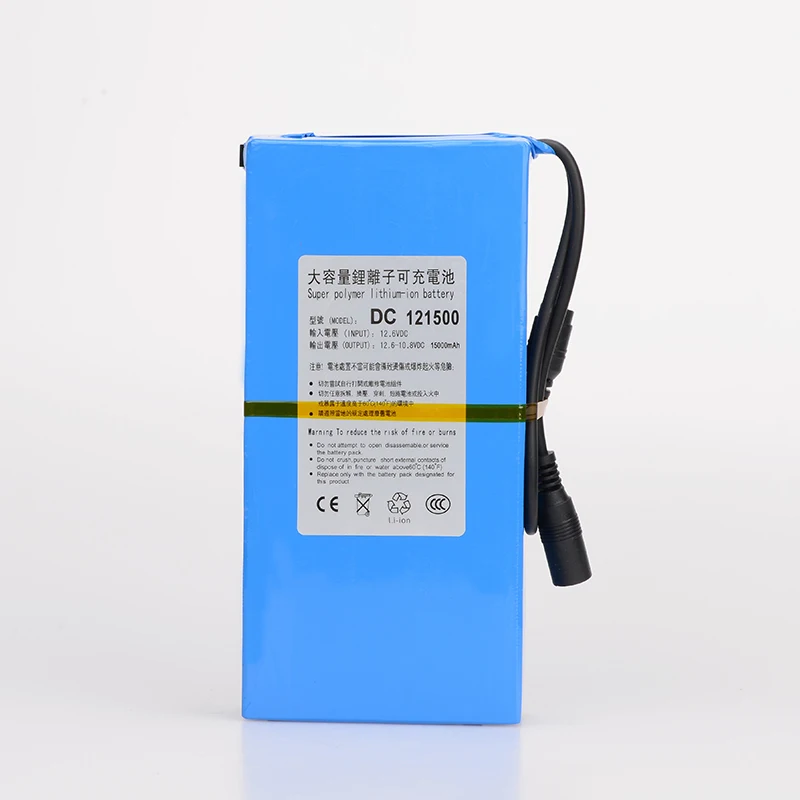 Cncool DC 12 V 15000 MAH перезаряжаемый портативный литиевый аккумулятор DC121500 mAh с