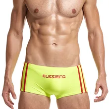 Новые мужские для плавания Мужские Шорты для купания боксеры низкой талией сексуальные мужчина купальники удобные летние спортсмен пляжные боксеры купальники для мужчин