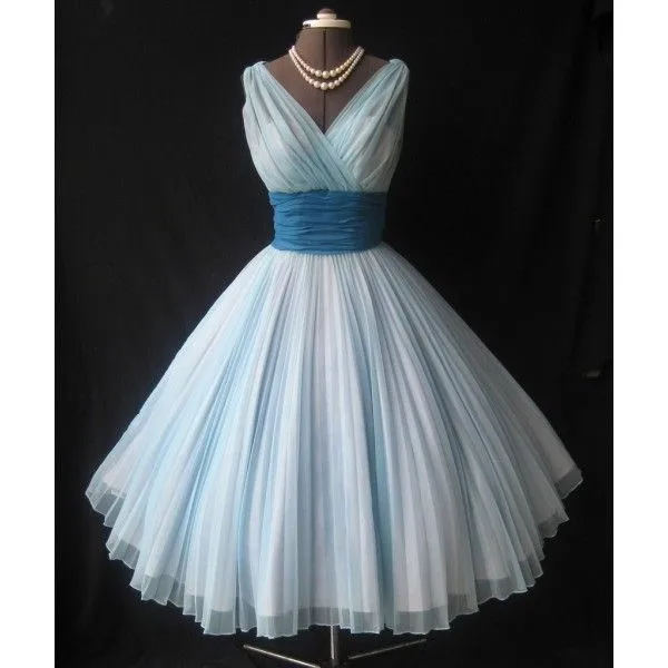 Vintage Tulle Prom Dress
