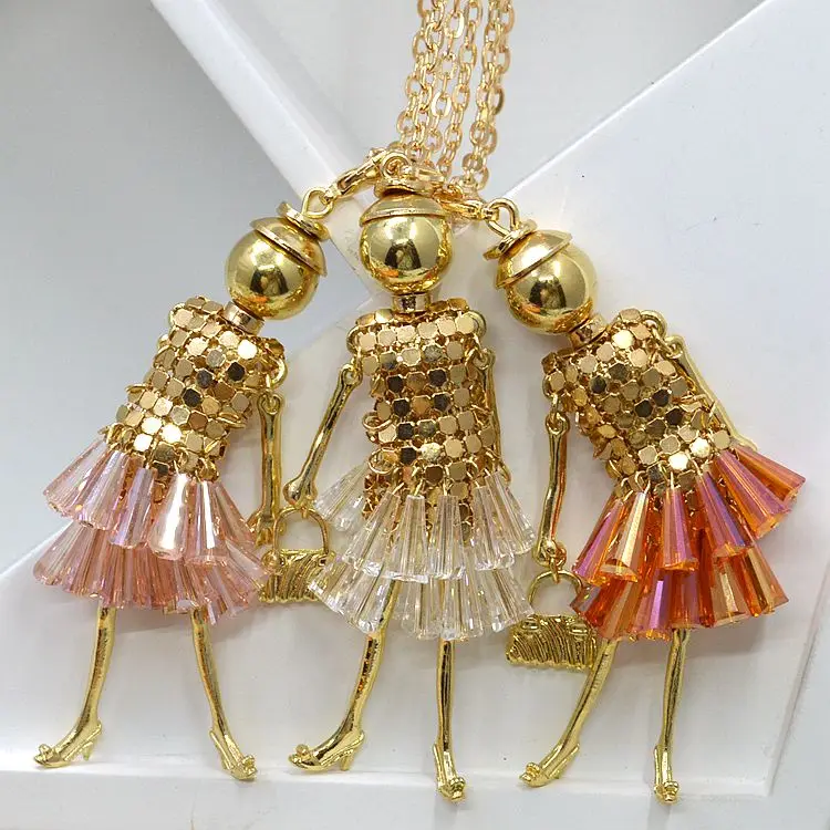 Buy New doll Pendant Necklace Jewelry sales beads