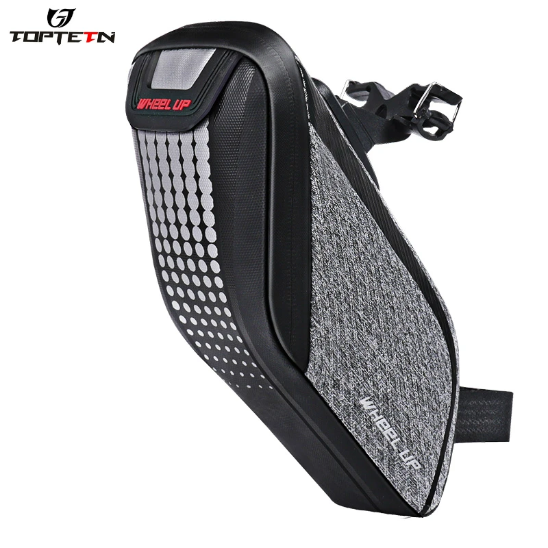 

TOPTETN Rainproof Bicycle Bag 3D Shell Bike Saddle Bag Reflective Shockproof Cycling Bag Rear Seatpost Bag Bike Accessories
