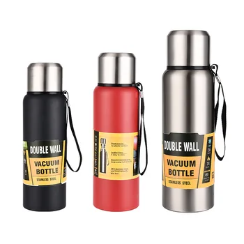 

High capacity Russian Outdoor Thermos Portable Large Capacity Insulated Cup stainless steel Military Style Vacuum Flask